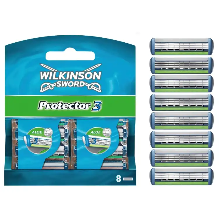 Eines der Produktbilder von Wilkinson Sword Protector 3 Rasierklingen 8er Packung