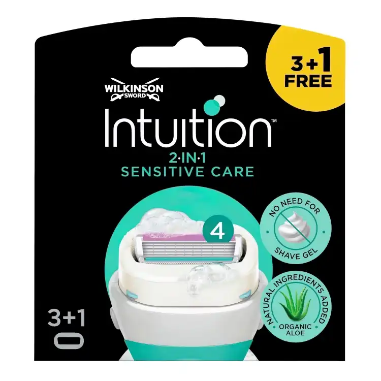 Eines der Produktbilder von Wilkinson Sword Intuition Sensitive Care Rasierklingen 4er Packung