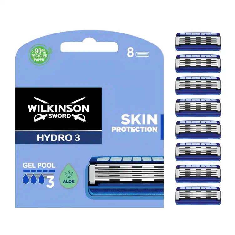 Eines der Produktbilder von Wilkinson Sword Hydro 3 Skin Protection Rasierklingen 5er Packung